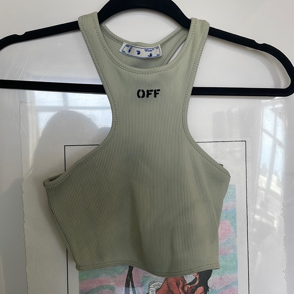 OffWhite rib rowing top - Picture 4 of 7